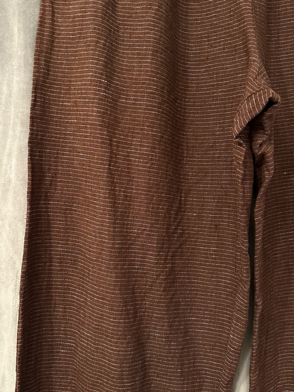 DEIJI STUDIOS - Striped Linen Pants - Picture 7 of 7
